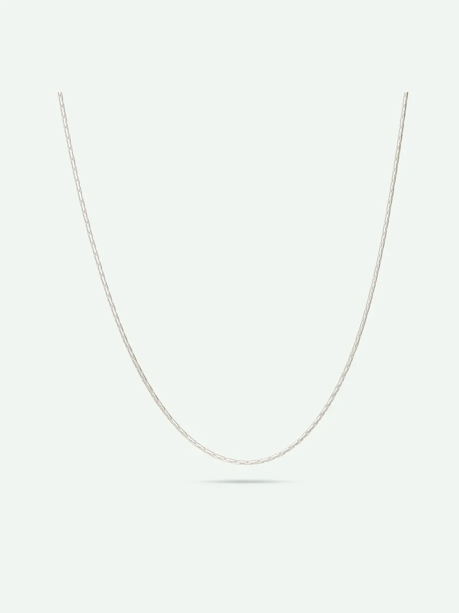 שרשרת חלקה כסף 925