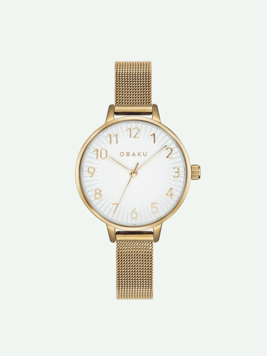 שעון OBAKU לאישה SYREN GOLD