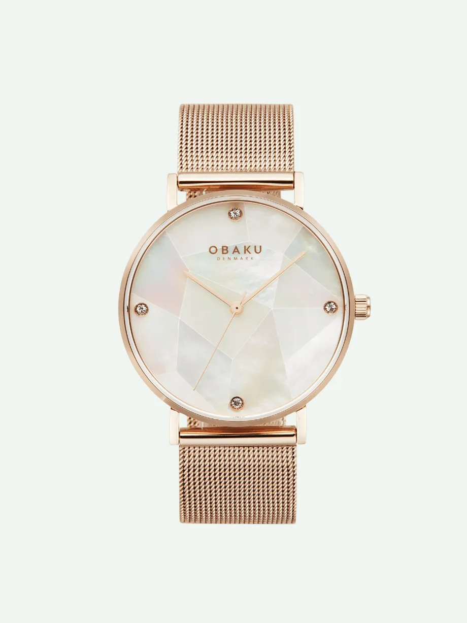 שעון OBAKU לאישה MOSAIK ROSE