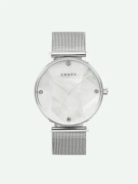 שעון OBAKU לאישה MOSAIK STEEL