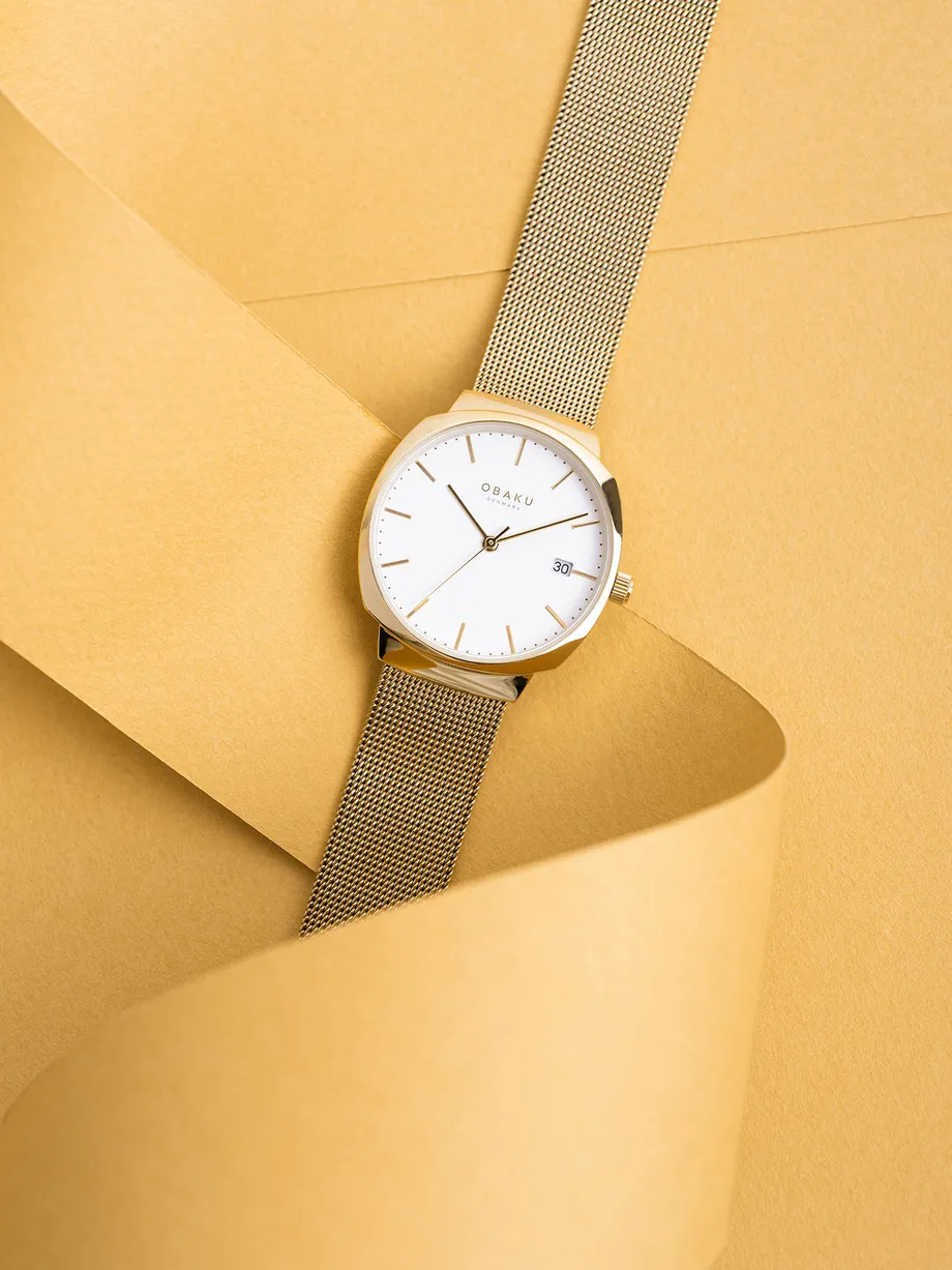שעון OBAKU לאישה FELT LILLE GOLD — תצלום נוסף